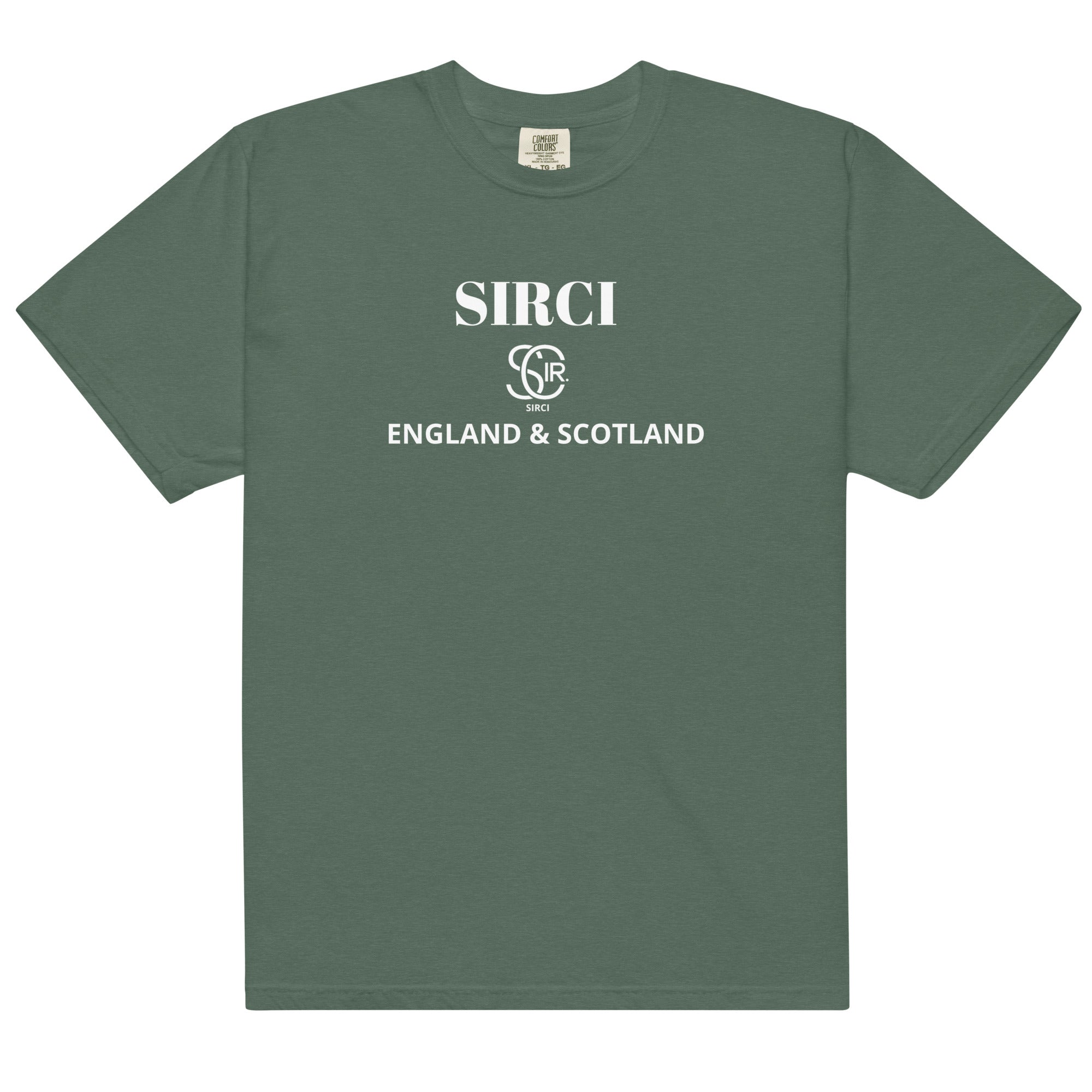 Sirci England & Scotland Unisex garment-dyed heavyweight t-shirt